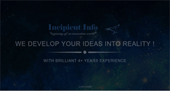 Desktop Screenshot of incipientinfo.com